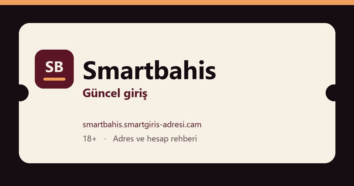 Titelbild des Smartbahis-Login-Leitfadens
